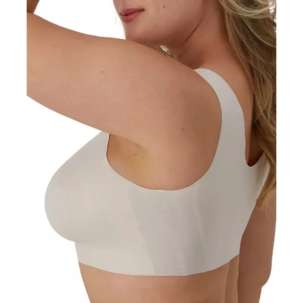 NWT Bali Comfort Revolution EasyLite Shaping Wireless Bra Sandshell Nude 3XL